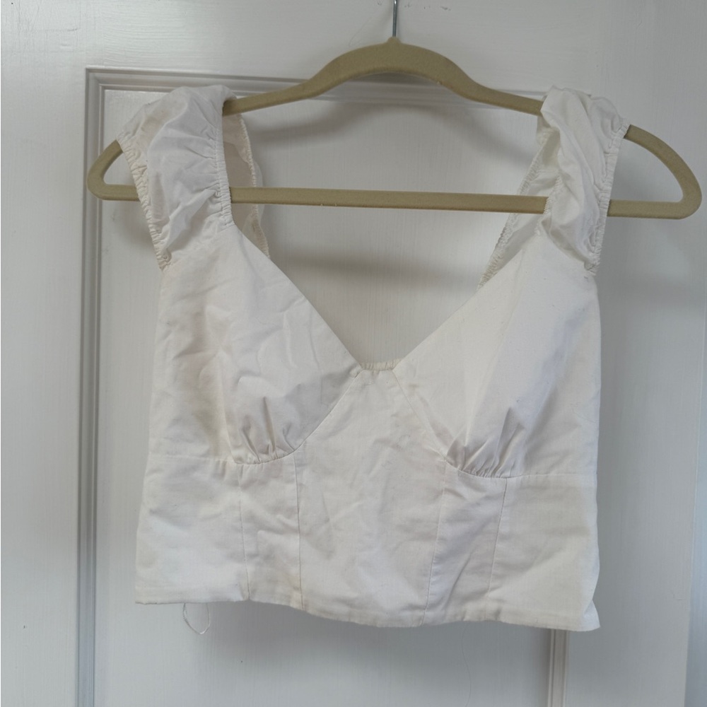 Abercrombie & Fitch Cream Tank Top